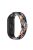 For Xiaomi Mi Band 5 / Band 6 / Band 7 Stretchy Nylon Solo Loop Band Adjustable Braided Sport Elastics Strap - Denim