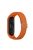 For Xiaomi Mi Band 5 / Band 6 / Band 7 Stretchy Nylon Solo Loop Band Adjustable Braided Sport Elastics Strap - Papaya