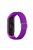 For Xiaomi Mi Band 5 / Band 6 / Band 7 Stretchy Nylon Solo Loop Band Adjustable Braided Sport Elastics Strap - Pitaya