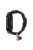 For Xiaomi Mi Band 5 / Band 6 Beaded Wrap Bracelet Band Holiday Style Replacement Watch Strap - Black