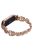 For Xiaomi Mi Band 5 / Band 6 Replacement Watch Strap Rhinestone Decoration Metal Watchband - Rose Gold