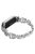 For Xiaomi Mi Band 5 / Band 6 Replacement Watch Strap Rhinestone Decoration Metal Watchband - Silver