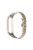 For Xiaomi Mi Band 5/6 Metal Watch Band Stainless Steel Smart Watch Strap with Buckle Clamp - Silver/Gold