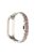 For Xiaomi Mi Band 5/6 Metal Watch Band Stainless Steel Smart Watch Strap with Buckle Clamp - Silver/Rose Gold