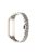 For Xiaomi Mi Band 5/6 Metal Watch Band Stainless Steel Smart Watch Strap with Buckle Clamp - Sliver