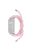 For Xiaomi Mi Band 5/6 Nylon Braided Rope Watch Strap Adjustable Replacement Wrist Band - Light Pink