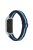 For Xiaomi Mi Band 5/6 Sport Elastics Nylon Watch Band Adjustable Woven Loop Wristband Replacement Bracelet Accessories - Midnight Blue