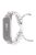 For Xiaomi Mi Band 5/6 Stylish Beads Decor Replacement Wrist Band Drawstring Design Adjustable Nylon Rope Watch Strap - White/Black