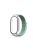 For Xiaomi Mi Band 7  /  7 NFC Nylon Loop Watch Strap 3 in 1 Wrist Band with PC Protective Case and Tempered Glass Screen Protector - Light Green / Transparent