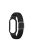 For Xiaomi Mi Band 7 / 7 NFC Elastic Watch Band 3 in 1 Nylon Braided Wrist Strap with PC Watch Case  /  Tempered Glass Screen Protector - Black / Black