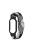 For Xiaomi Mi Band 7 / 7 NFC Elastic Watch Band 3 in 1 Nylon Braided Wrist Strap with PC Watch Case  /  Tempered Glass Screen Protector - Black White / Black