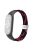 For Xiaomi Mi Band 7 Adjustable Nylon Braided Watch Band Replacement Wrist Strap with Stainless Steel Buckle - Black/Red