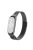 For Xiaomi Mi Band 7 Milanese Mesh Smart Watch Band Replacement Metal Magnetic Wrist Strap - Black