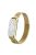 For Xiaomi Mi Band 7 Milanese Mesh Smart Watch Band Replacement Metal Magnetic Wrist Strap - Bright Gold