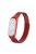 For Xiaomi Mi Band 7 Milanese Mesh Smart Watch Band Replacement Metal Magnetic Wrist Strap - Red