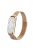 For Xiaomi Mi Band 7 Milanese Mesh Smart Watch Band Replacement Metal Magnetic Wrist Strap - Rose Gold