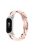 For Xiaomi Mi Band 7 Oval Resin Watchband Stainless Steel Buckle Strap Replacement - Nougat Pattern