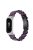 For Xiaomi Mi Band 7 Oval Resin Watchband Stainless Steel Buckle Strap Replacement - Purple