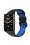 For Xiaomi Mi Band 7 Pro Dual Color Watch Strap Adjustable Silicone Watchband Replacement - Black / Blue