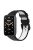 For Xiaomi Mi Band 7 Pro Dual Color Watch Strap Adjustable Silicone Watchband Replacement - Black / White