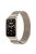 For Xiaomi Mi Band 7 Pro Metal Milanese Wrist Strap Replacement Smartwatch Band with Watch Case - Apricot