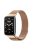 For Xiaomi Mi Band 7 Pro Milanese Metal Mesh Wrist Strap Smart Watch Replacement Band - Rose Gold