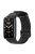 For Xiaomi Mi Band 7 Pro Soft Silicone Watch Strap Wear-resistant Breathable Replacement Band - Black