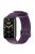 For Xiaomi Mi Band 7 Pro Soft Silicone Watch Strap Wear-resistant Breathable Replacement Band - Dark Purple