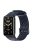 For Xiaomi Mi Band 7 Pro Soft Silicone Watch Strap Wear-resistant Breathable Replacement Band - Midnight Blue