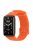 For Xiaomi Mi Band 7 Pro Soft Silicone Watch Strap Wear-resistant Breathable Replacement Band - Orange