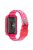 For Xiaomi Mi Band 7 Pro Solid Color Silicone Smart Watch Band with Integrated Watch Case Clear Replacement Wrist Strap - Transparent Rose