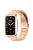 For Xiaomi Mi Band 7 Pro Stainless Steel Three Beads Wrist Strap Replacement Band with Watch Case - Rose Gold