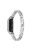 For Xiaomi Mi Band 7 Rhinestones Decor Replacement Strap Stainless Steel Round Beads Smart Watch Wristband - Silver