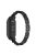 For Xiaomi Mi Band 9 / 9 NFC / Smart Band 8 / 8 NFC Stylish Watch Strap Zinc Alloy Bracelet Replacement Band - Black