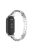 For Xiaomi Mi Band 9 / 9 NFC / Smart Band 8 / 8 NFC Stylish Watch Strap Zinc Alloy Bracelet Replacement Band - Silver