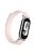 For Xiaomi Mi Band 9 / Smart Band 8 Watch Strap Nylon Loop Adjustable Wrist Band - Pearl Pink