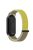 For Xiaomi Mi Band 9 NFC / 9 / Smart Band 8 NFC / 8 Nylon Wrist Strap Bracelet Band with Magic Tape - Camel+Yellow