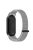 For Xiaomi Mi Band 9 NFC / 9 / Smart Band 8 NFC / 8 Nylon Wrist Strap Bracelet Band with Magic Tape - Grey