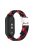 For Xiaomi Mi Band 9 NFC / Mi Band 9 / Smart Band 8 NFC / Smart Band 8 Braided Nylon Watch Band Adjustable Buckle Elastic Strap - Black / Red