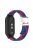 For Xiaomi Mi Band 9 NFC / Mi Band 9 / Smart Band 8 NFC / Smart Band 8 Braided Nylon Watch Band Adjustable Buckle Elastic Strap - Blue / Red