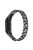 For Xiaomi Mi Band 9 NFC / Mi Band 9 / Smart Band 8 NFC / Smart Band 8 G Letter Rhinestones Decor Watch Strap Stainless Steel Wrist Band - Black