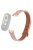 For Xiaomi Mi Band 9 NFC / Mi Band 9 / Smart Band 8 NFC / Smart Band 8 Genuine Cow Leather Watch Band Strap Replacement with Connector - Pink