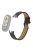 For Xiaomi Mi Band 9 NFC / Mi Band 9 / Smart Band 8 NFC / Smart Band 8 Genuine Cow Leather Watch Band Watch Strap with Connector - Black