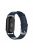 For Xiaomi Mi Band 9 NFC / Mi Band 9 / Smart Band 8 NFC / Smart Band 8 Genuine Cow Leather Watch Bands Replacement Bracelet with Connector - Dark Blue