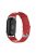 For Xiaomi Mi Band 9 NFC / Mi Band 9 / Smart Band 8 NFC / Smart Band 8 Genuine Cow Leather Watch Bands Replacement Bracelet with Connector - Red