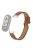 For Xiaomi Mi Band 9 NFC / Mi Band 9 / Smart Band 8 NFC / Smart Band 8 Genuine Cow Leather Watch Bandwatch Strap with Connector - Brown