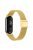 For Xiaomi Mi Band 9 NFC / Mi Band 9 / Smart Band 8 NFC / Smart Band 8 Milanese Smartwatch Strap Metal Fine Mesh Wrist Band with Buckle - Gold