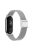 For Xiaomi Mi Band 9 NFC / Mi Band 9 / Smart Band 8 NFC / Smart Band 8 Milanese Smartwatch Strap Metal Fine Mesh Wrist Band with Buckle - Silver