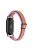 For Xiaomi Mi Band 9 NFC / Mi Band 9 / Smart Band 8 NFC / Smart Band 8 Nylon Braided Watch Strap Quick Release Elastic Watch Band - Orange Pink