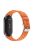 For Xiaomi Mi Band 9 NFC / Mi Band 9 / Smart Band 8 NFC / Smart Band 8 Nylon Watch Strap Adjustable Wrist Band Replacement - Orange